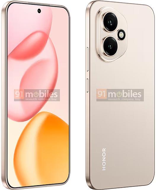 Honor 400 smartphone with slim body, triple camera, and high-resolution AMOLED display.