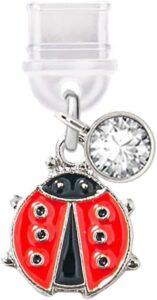E&F TP461 Type-C Ladybug Dust Plug Charm Universal (Red)