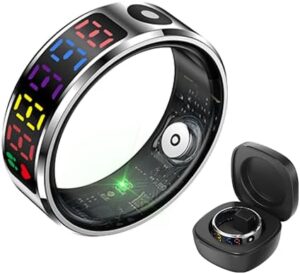 Smart Ring Fitness Tracker, Waterproof, iOS Android