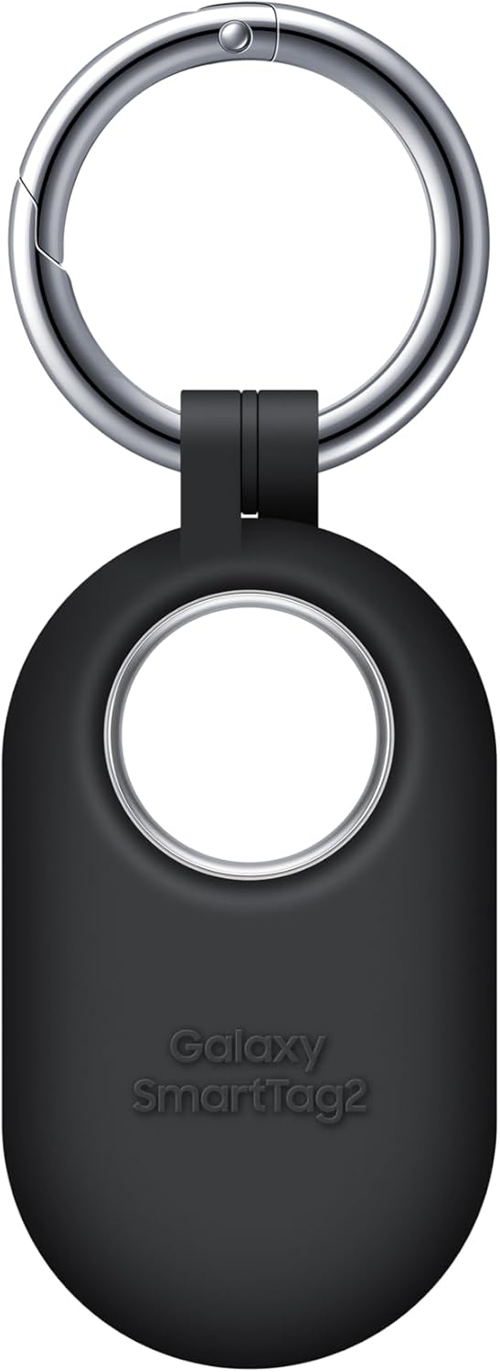 Samsung Galaxy SmartTag2 Protective Case with Key Ring, Black