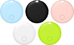 5 Pack IP67 Waterproof Find My Tags for Keys & Luggage