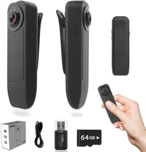 1080P Body Camera with Night Vision & 64GB