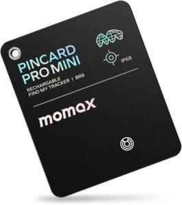 Momax Slim Bluetooth Card Tracker Rechargeable Find My 1Yr
