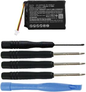 750mAh Battery for Garmin 361-00056 Dog Collars