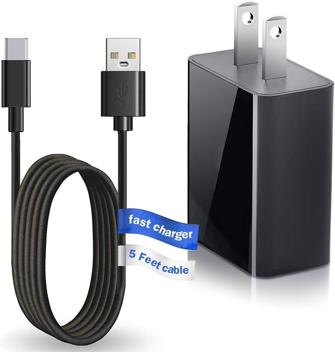 10W USB Fast Charger & Type-C Cable for TCL Phones