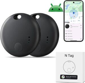Bluetooth Tracker 2pk for Android, Works w/ Find My Device
