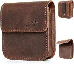 Topstache Leather Holster for Z Flip 3-6 & Razr, Darkbrown