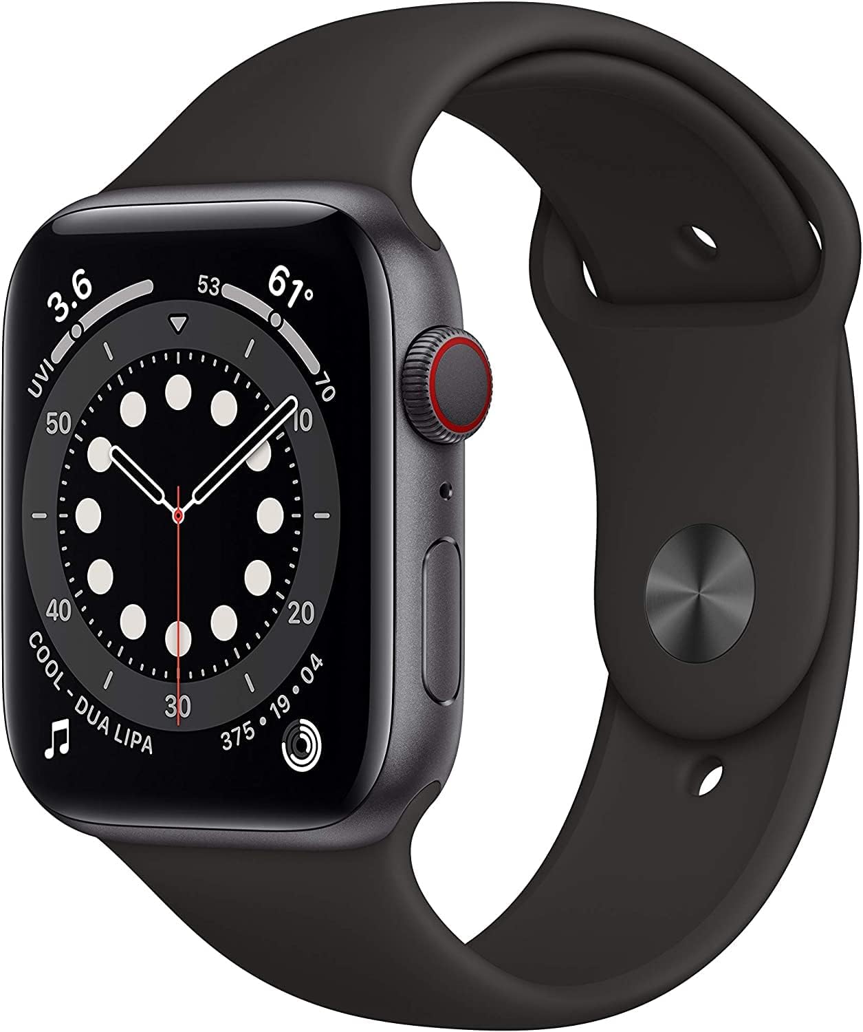 Apple Watch Series 6 44mm Titanium (Renewed)