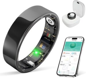 Sleep Apnea Smart Ring, No Subscription, 10-Day Battery