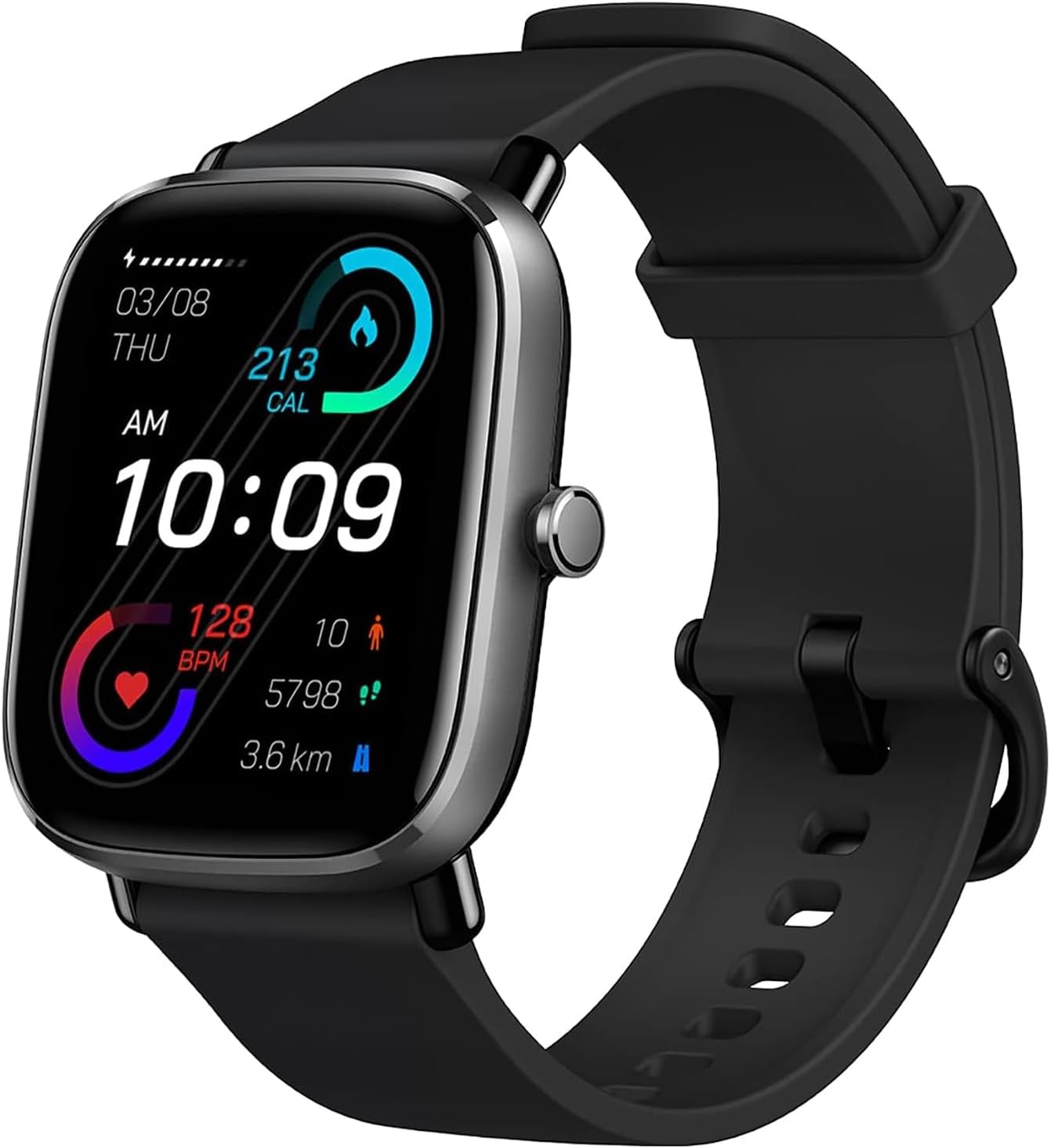 Amazfit GTS 2 Mini 14d Batt GPS Alexa 5ATM Black