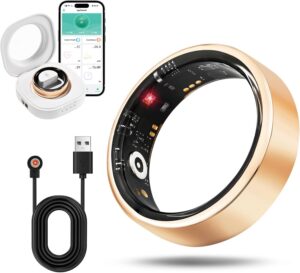 Waterproof Smart Ring: Health/Fitness Tracker iPhone/Android