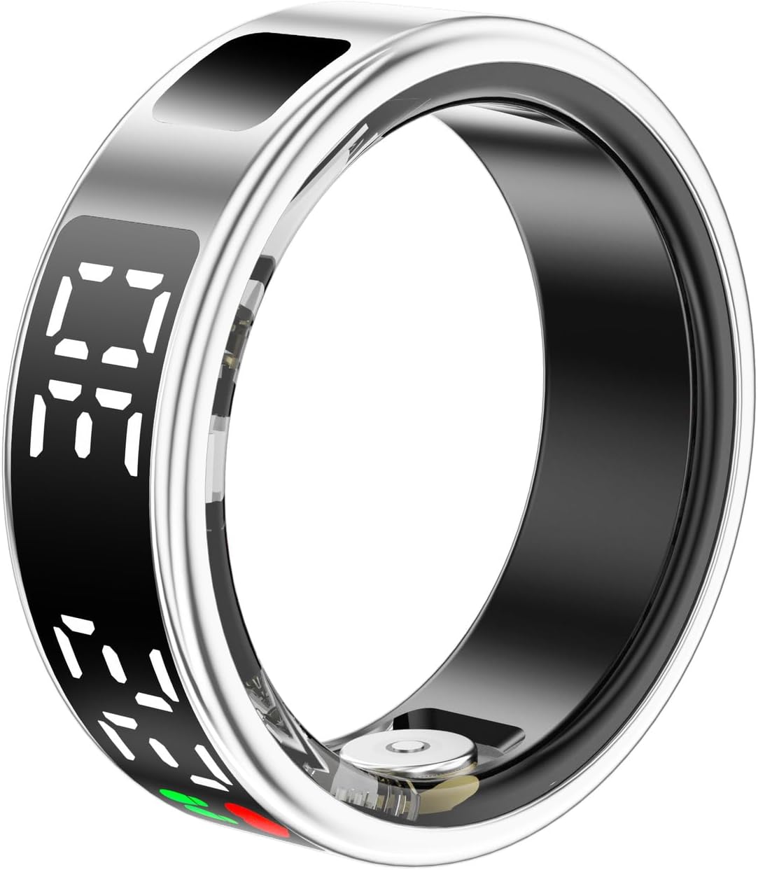 Smart Ring Fitness Tracker, Waterproof w/ Charging Case