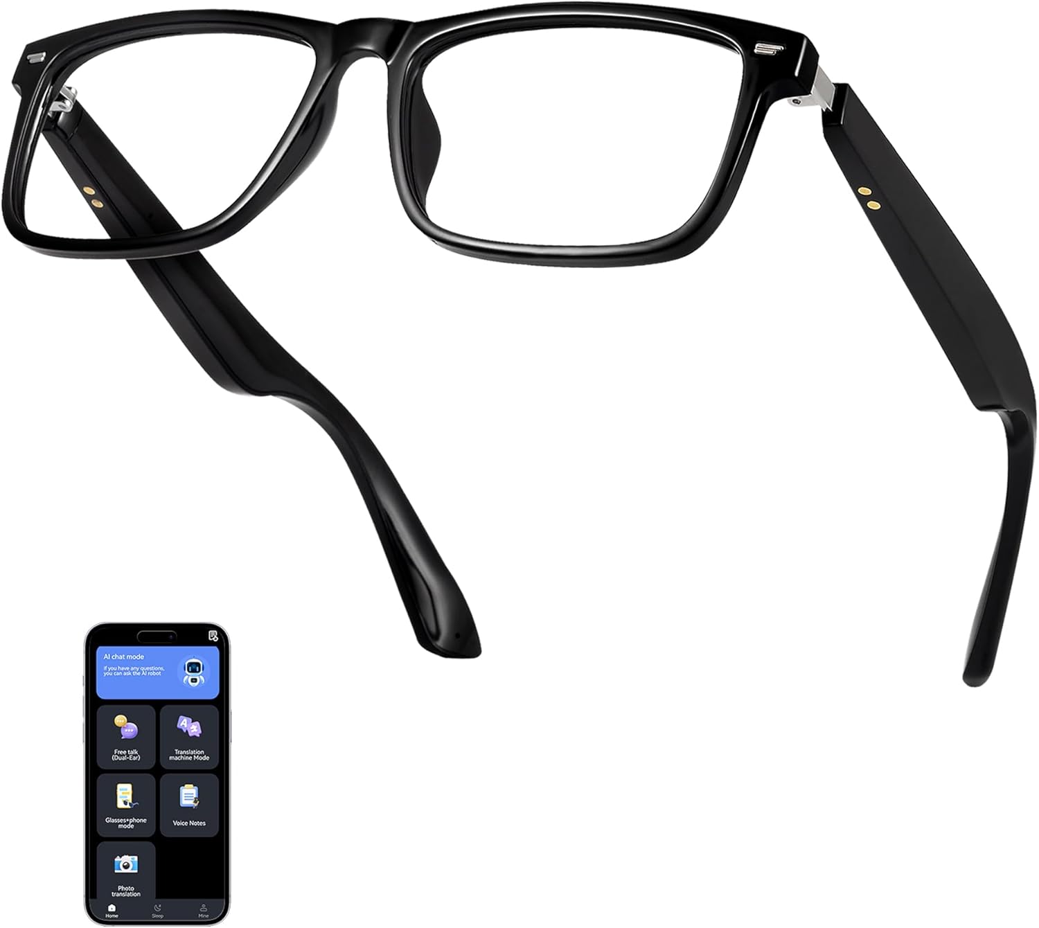 Deepseek R1 AI Glasses: 164-Lang Translation & Bluetooth