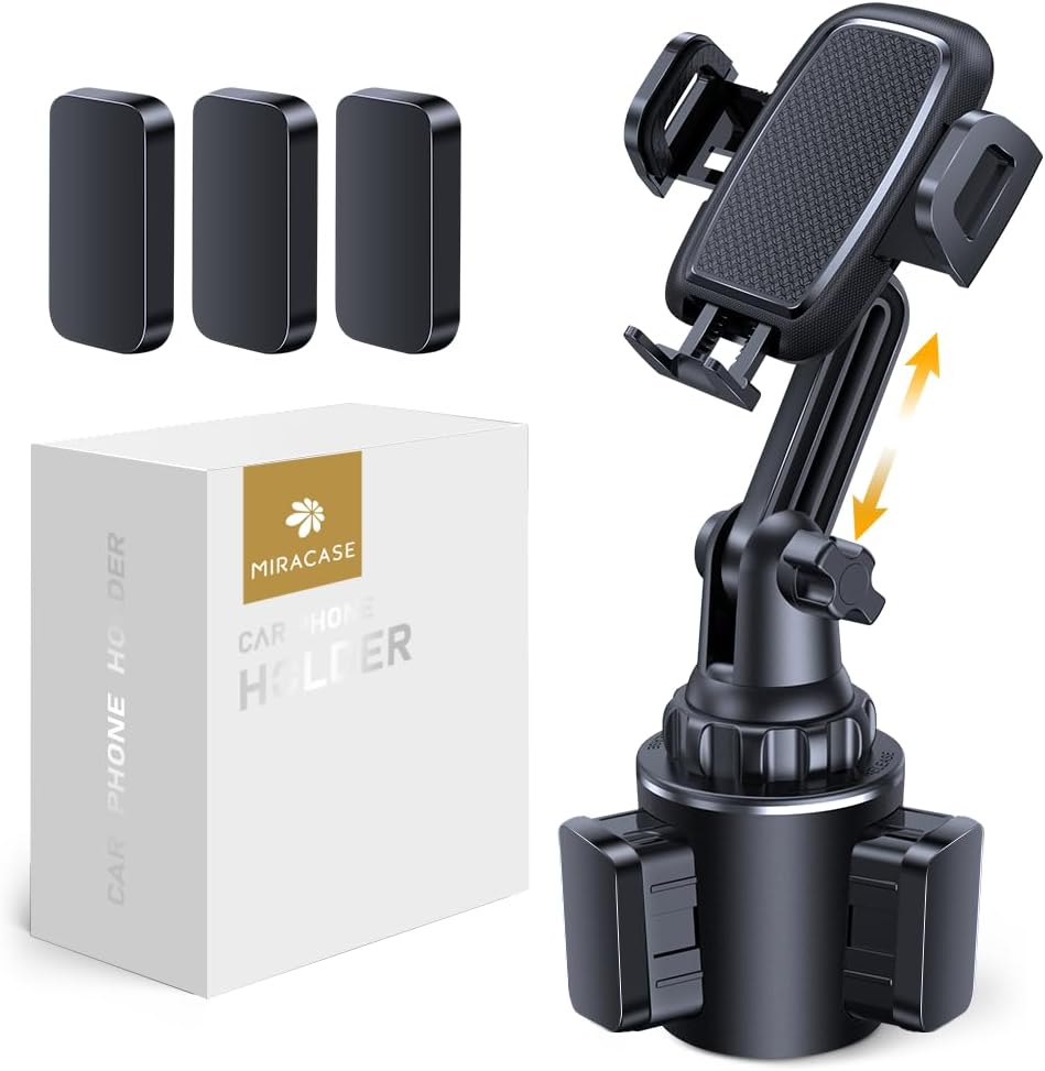 Miracase Adjustable Long Neck Cup Holder Phone Mount