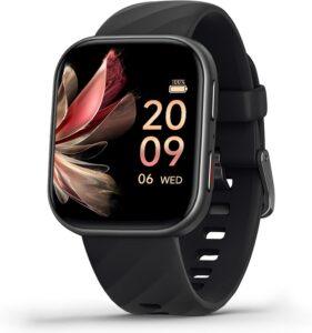 FITVII Smartwatch: Calls, HR/BP, Sleep, SpO2, 120+ Sports
