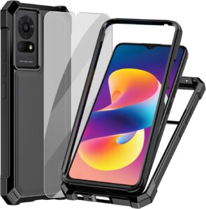 TCL K24/K23/50 LE Military-Grade Case w/ Screen Protector