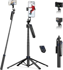 TELESIN 63" Auto-Tracking Tripod for Phone/Camera
