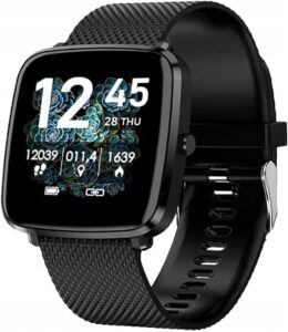 Bemi Smartwatch: Heart Rate, Fitness Tracker - Black