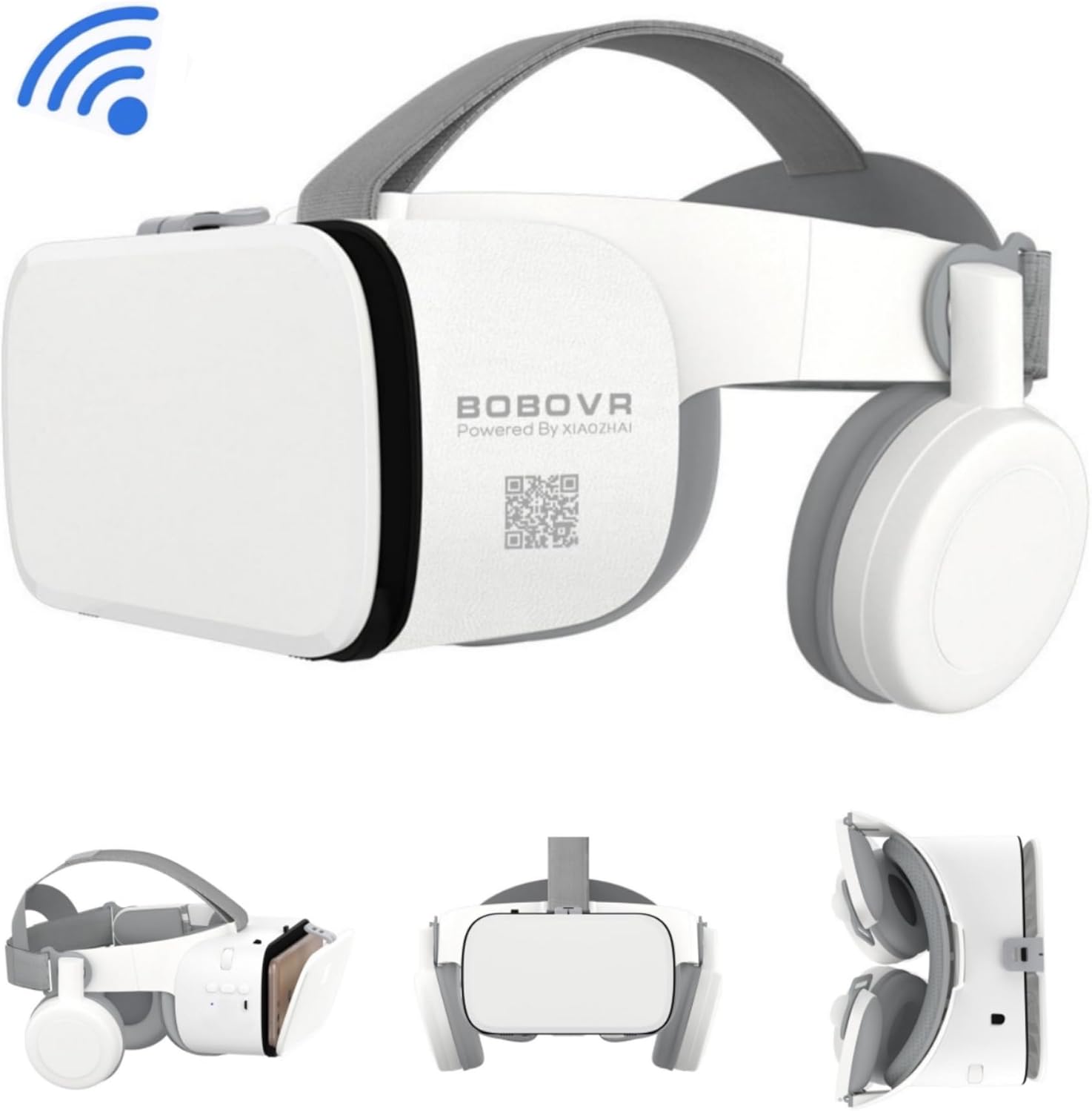 VR Headset 3D Movies & Games for All w/Bluetooth iOS/Android