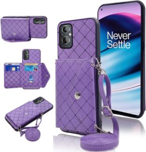 OnePlus Nord N20 5G Wallet Case, Purple