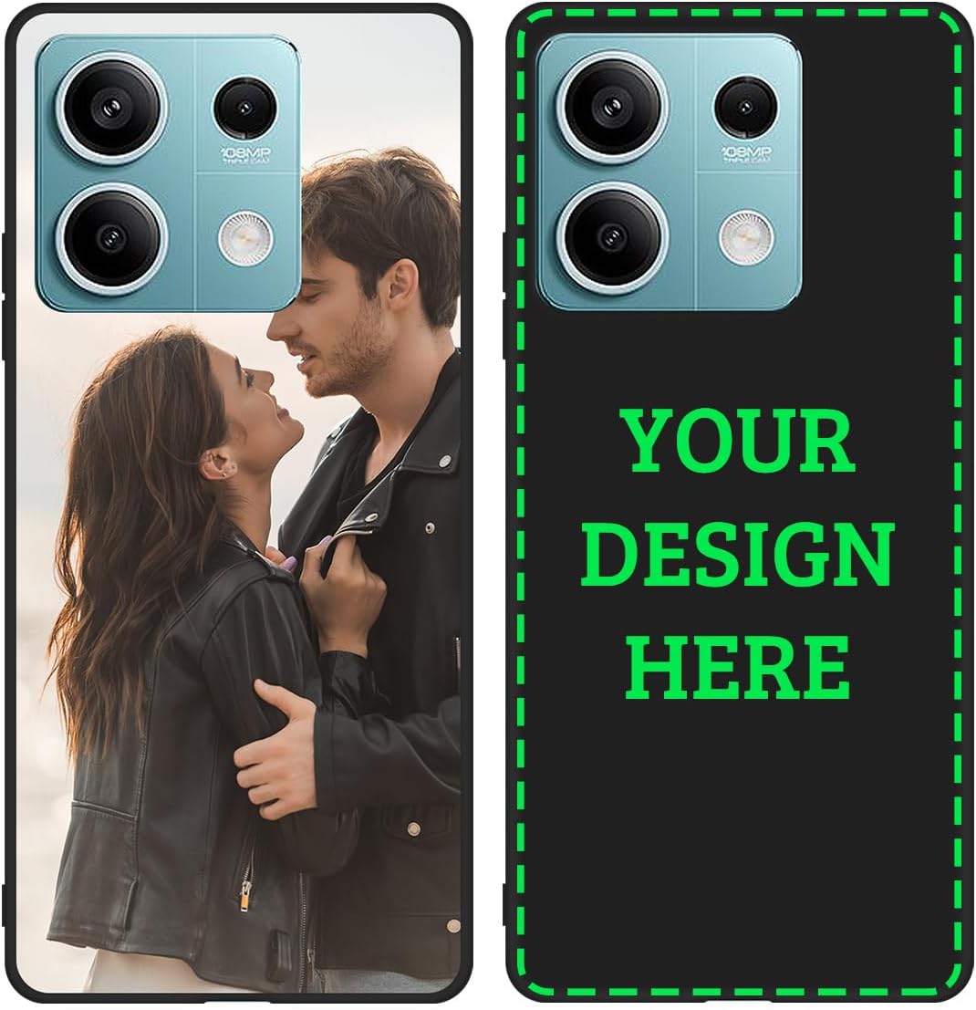 Custom Xiaomi Redmi Note 13 5G Case - Photo/Text/Logo