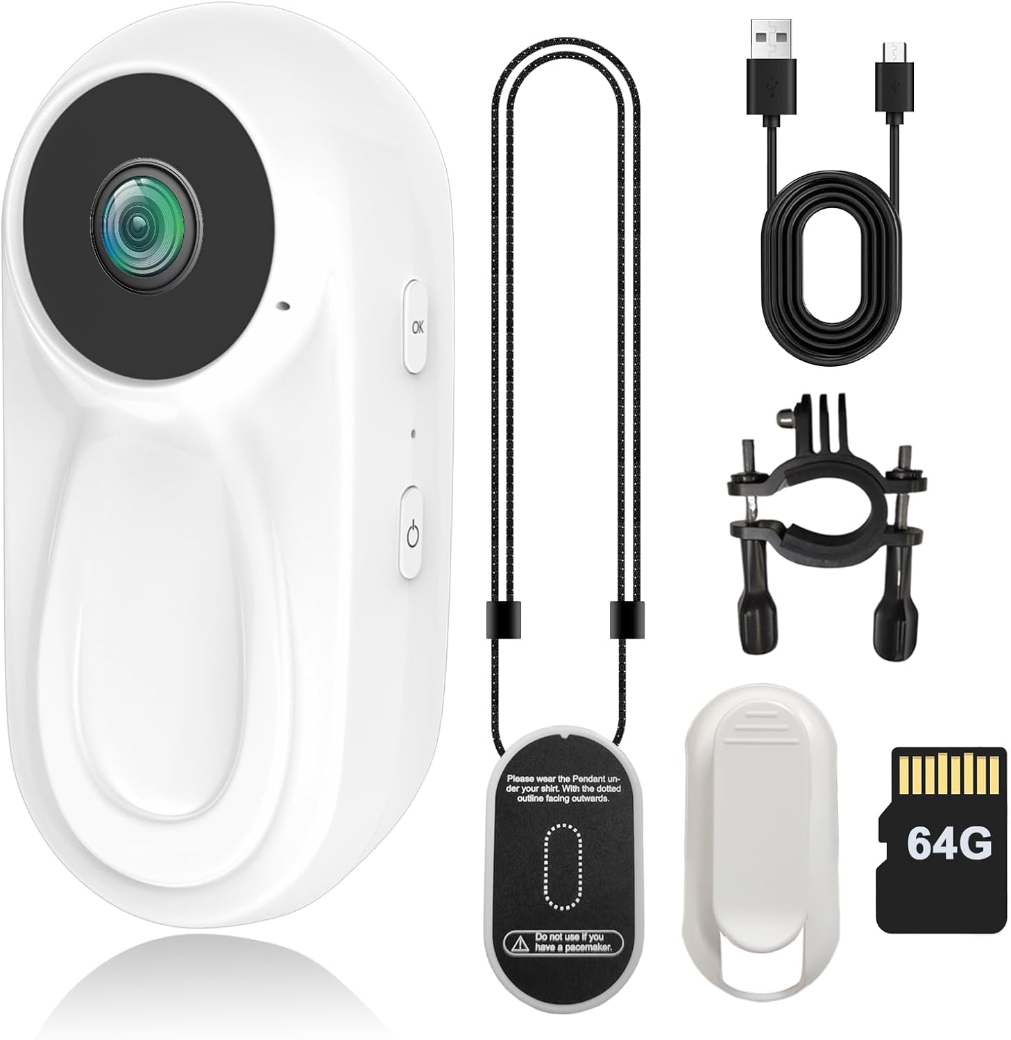 1080P Mini Body Camera 64GB Wearable