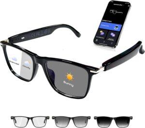 AI Smart Glasses 164L, BT, Music/Calls, Chameleon Lens IP67
