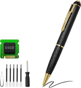 1080P Security Camera Pen for Indoor/Outdoor