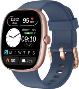 Fitness Tracker 2025 Ver. (Answer/Make Calls) Blue