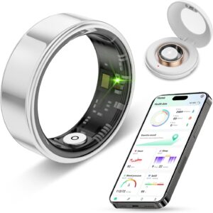 Smart Ring: Health Tracker w/ 7-Day Charging Case