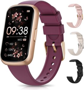 Unisex Fitness Smartwatch w/ Heart Rate Monitor