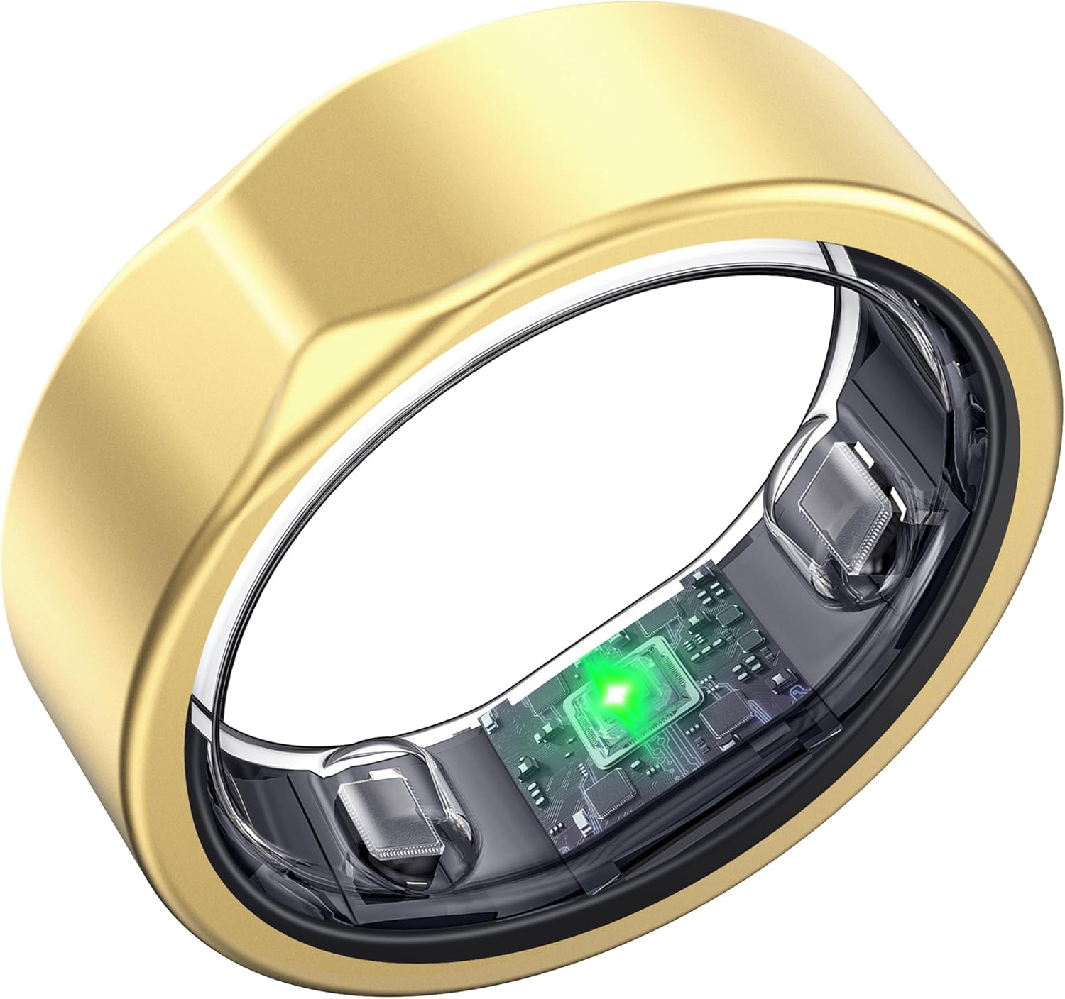 Smart Ring: Titanium HR & Sleep Tracker (Rose Gold, 12)