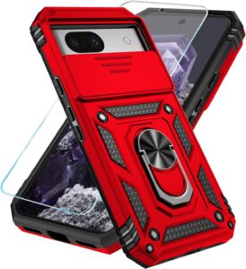 Military Grade Pixel 8A Case (Red)