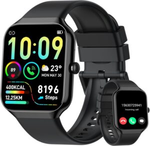 Smartwatch with Call Function, Fitness Tracker for Android iOS