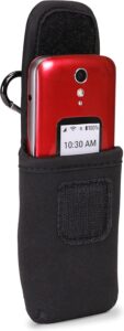 Flip Phone Belt Case w/Belt Loop & Carabiner
