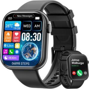 Hwagol 1.85" Watch: Call/Fitness/Sports/Voice, Android/iOS