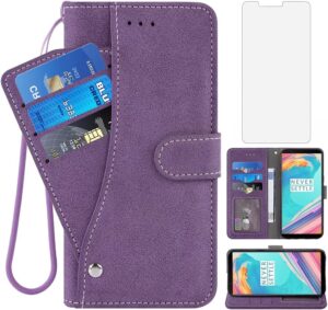 OnePlus 5T Purple Wallet Case