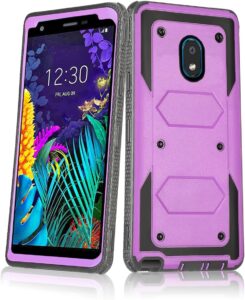 LG K30 Hybrid Case Purple