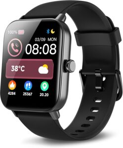 Alexa Smartwatch: Heart Rate, Waterproof, Bluetooth Call