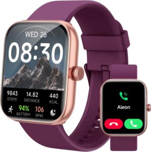 Smartwatch iOS/Android, Alexa, 105+ Modes, IP68, Health Tracker