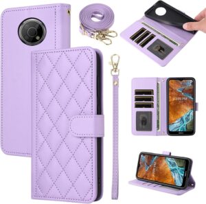 Purple Nokia G300 5G Wallet Case with Stand & Card Slots