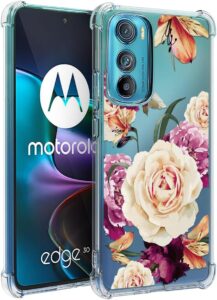 Moto Edge 2022 Case Purple Flower