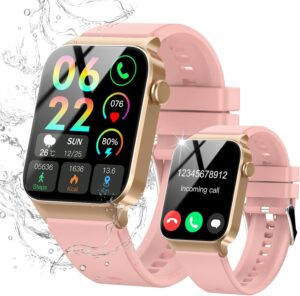 1.85" HD Smartwatch, 110+ Sports, Health Monitor, iOS Android