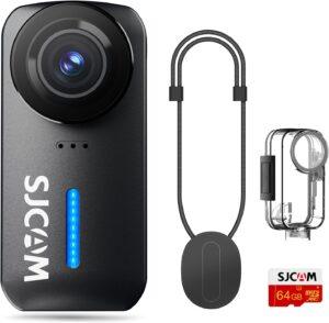 SJCAM C110+ 4K 170° FOV 6-Axis WP Action Cam w/Helmet Mount