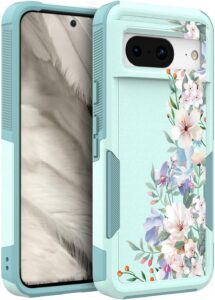 Floral Pixel 8 Case - Mint/Magnolia