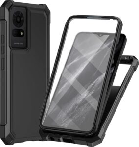 TCL K24/K23 Case with Built-in Screen Protector