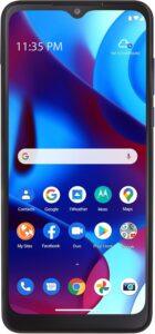 TracFone Moto g Pure 32GB Blue Prepaid (Locked/Renewed)