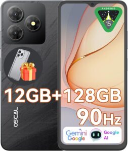 OSCAL Flat 2: 12GB/128+2TB 5000mAh 6.56HD+4G Dual SIM Black