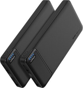 AsperX 2-Pack 10000mAh USB-C Fast Power Bank for HeatedVest