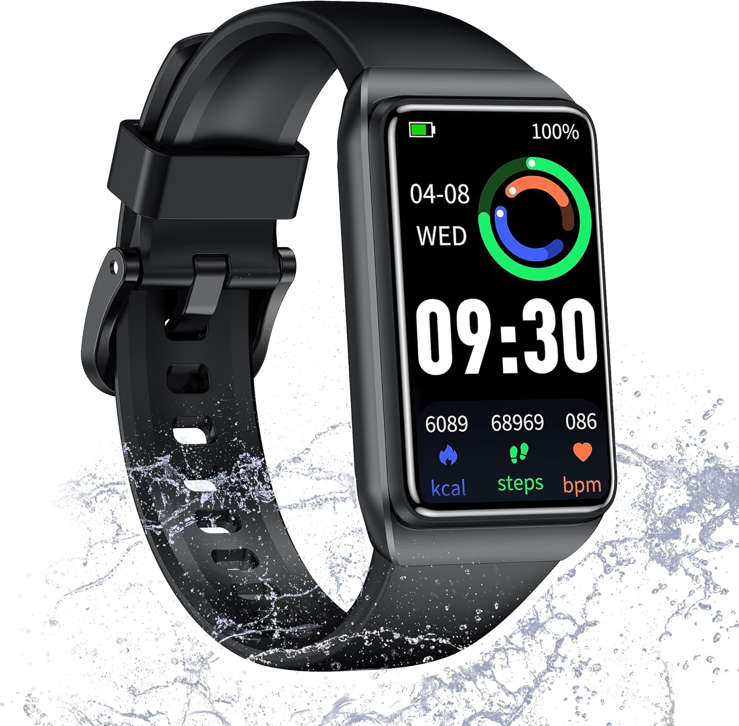 Fitness Tracker with Heart Rate Sleep Monitor